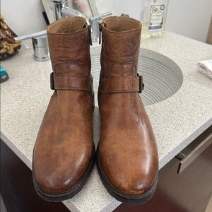 Belstaff Brown Leather Sole Boots